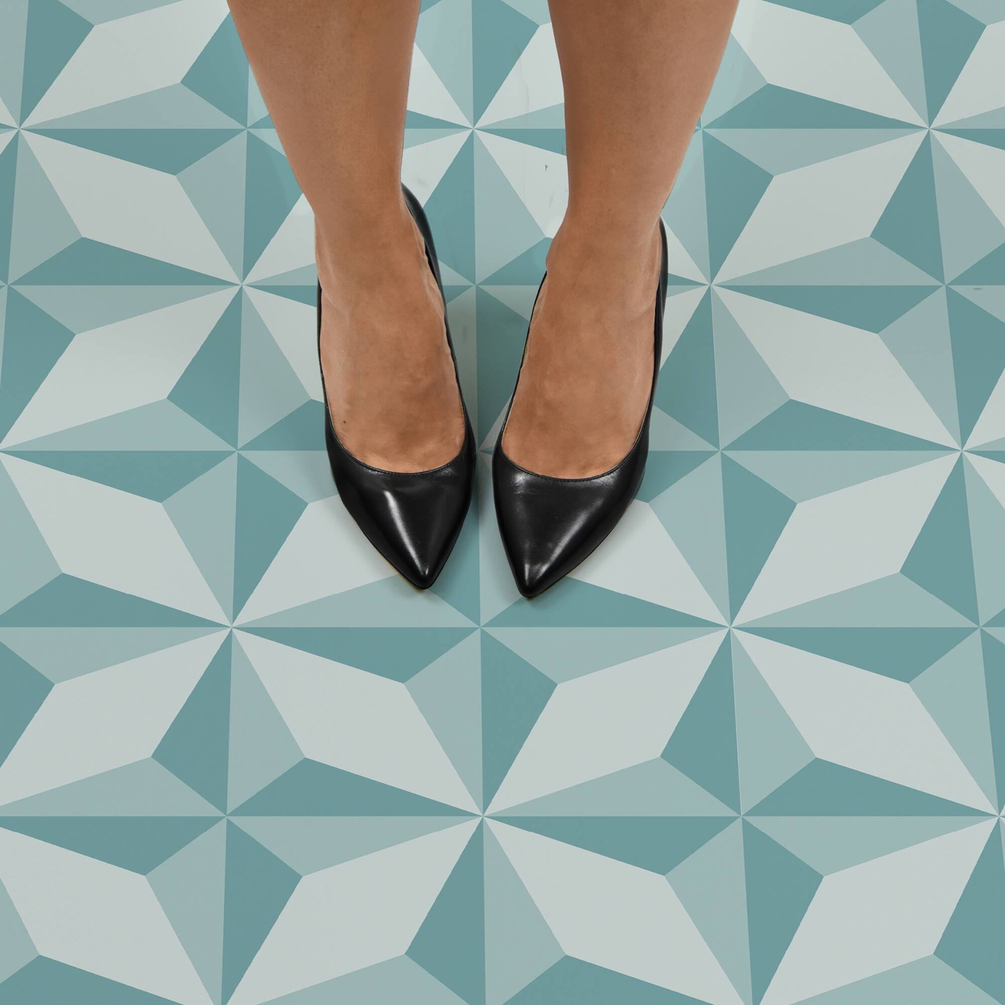FloorPops Topaz Peel & Stick Floor Tiles
